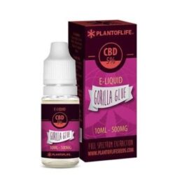 CBD E-Liquid Plant of Life Gorila Glue 5% 10 ml.