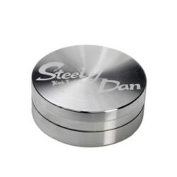 Grinder Metal Acero Inox. & Funda de Piel Steely Dan 40 mm.