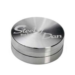 Grinder Metal Acero Inox. & Funda de Piel Steely Dan 50 mm.